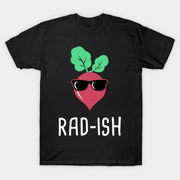 Rad-Ish – Funny Farmer's Market Design T-Shirt by MeatMan